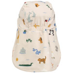 Casquette prot�ge nuque anti - uv cecilia around the world (12 - 24 mois)
