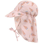 Casquette prot�ge nuque anti - uv ice cream (3 - 6 mois)