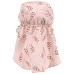 Casquette prot�ge nuque anti - uv ice cream (3 - 6 mois)