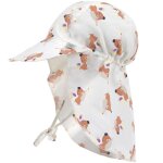 Casquette prot�ge nuque anti - uv ice cream et chien (7 - 12 mois)