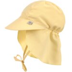 Casquette prot�ge nuque anti - uv jaune p�le (3 - 6 mois)