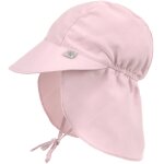 Casquette prot�ge nuque anti - uv rose p�le (3 - 6 mois)