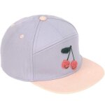 Casquette visire plate cerise lilas - pche (1 - 2 ans)
