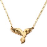 Collier perroquet (plaqu� or 18 carats)