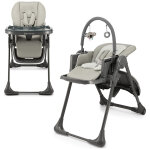 Chaise haute 2 en 1 tummie grey