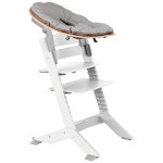 Chaise haute �volutive nala blanche avec set nouveau - n�