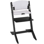 Chaise haute �volutive nala noire avec coussin