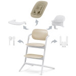 Chaise haute �volutive 4 in 1 lemo 2 sand white