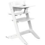 Chaise haute �volutive nala blanche avec tablette