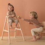 Chaise haute �volutive en bois growing green 3 en 1