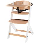 Chaise haute �volutive enock natural - white