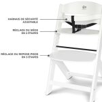 Chaise haute �volutive enock white