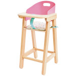 Chaise haute pour poup�es en bois sweet dreams