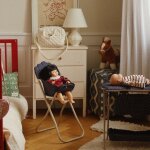Chaise haute pour poup�e ditzy dot