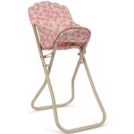 Chaise haute pour poupée rose anglaise Chaise haute pour poupée rose anglaise
