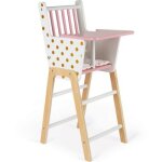 Chaise haute pour poupon candy chic Chaise haute pour poupon candy chic