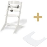 Chaise haute syt évolutive avec tablette blanche Chaise haute syt évolutive avec tablette blanche