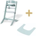 Chaise haute syt évolutive avec tablette vert menthe Chaise haute syt évolutive avec tablette vert menthe