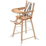 Chaise haute traditionnelle andr hybride blanc