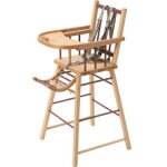 Chaise haute traditionnelle andré hybride vieux rose Chaise haute traditionnelle andré hybride vieux rose