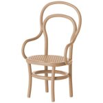 Chaise vintage souris poudre foncée Chaise vintage souris poudre foncée