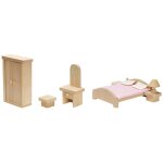 Chambre parentale en bois naturel