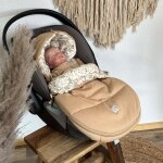 Chanceli�re b�b� jersey hooded butternut