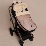 Chanceli�re capuche souris en laine sable (6 - 36 mois)