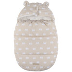 Chanceli�re d�perlante en sherpa beige