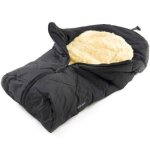 Chancelire little sheepy noir - peau d'agneau amovible (0 - 24 mois)