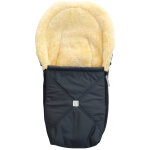 Chanceli�re pour si�ge - auto b�b� en peau d'agneau emmy anthracite