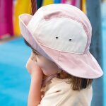 Chapeau anti - uv camper rose (0 - 1 an)