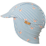 Chapeau anti - uv rayures et crabes (12 - 24 mois)