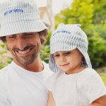 Chapeau b�b� art of siesta bleu (6 - 12 mois)