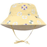 Chapeau r�versible anti - uv bou�e jaune p�le (3 - 6 mois)