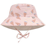 Chapeau r�versible anti - uv ice cream rose p�le (3 - 6 mois)