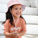 Chapeau r�versible anti - uv ice cream rose p�le (7 - 12 mois)