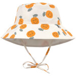 Chapeau r�versible anti - uv orange (3 - 6 mois)