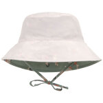 Chapeau r�versible anti - uv scooter et chien vert (3 - 6 mois)