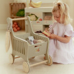 Chariot de courses en bois
