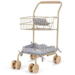 Chariot de course pour poupe fleur rosier