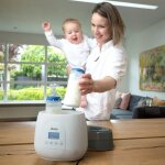 Chauffe - biberon duo blanc