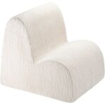 Chauffeuse cloud marshmallow velours côtelé Chauffeuse cloud marshmallow velours côtelé