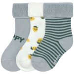 Lot de 3 chaussettes terry citron bleu clair (taille 12 - 15)
