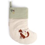 Chaussette de nol brode wonderful winter renard