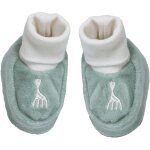 Chaussons en velours olive sophie la girafe (0 - 1 mois)