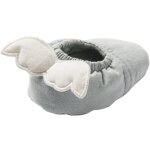 Chaussons avec ailes d'ange vert de gris et �cru (0 - 6 mois)