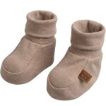 Chaussons bb en coton bio melange clay (0 - 3 mois)
