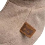 Chaussons b�b� en coton bio melange clay (0 - 3 mois)