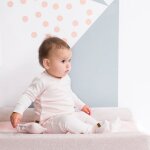 Chaussons b�b� en coton bio melange warm linen (0 - 3 mois)